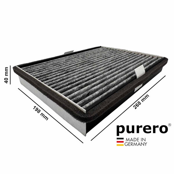 PURERO Aktivkohlefilter für Miele DKF 36-P Active Air Clean Filter