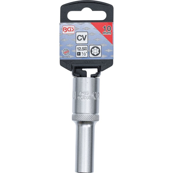 BGS Steckschlüssel-Einsatz Super Lock tief Antrieb Innenvierkant 12,5 mm (1/2) SW 10 mm - 10270