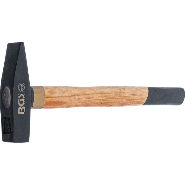 Schlosserhammer 400 Gramm mit Holzstiel und BGS Technic Logo