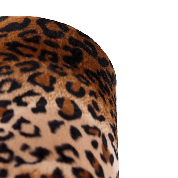 Velours Lampenschirm Leopard Design 20/20/20 Gold innen