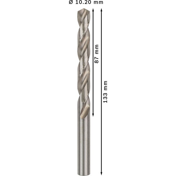 Bosch PRO Metal HSS-G Spiralbohrer 10,2 x 87 x 133 mm - 2608585523