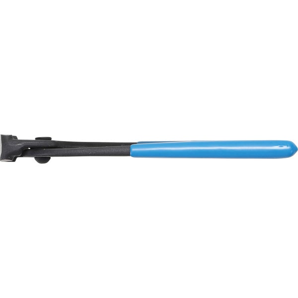 Kantenzange mit blauem Griff