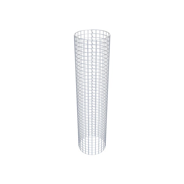 Gabionensäule Durchmesser 42 cm MW 5 x 5 cm rund - Höhe: 180 cm