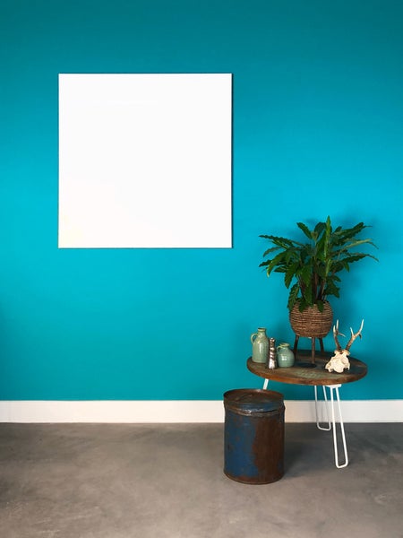 Whiteboard ohne Rand - 100x100 cm - Magnettafel