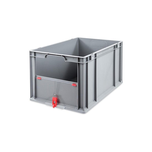PROREGAL SuperSparSet 3x Eurobox NextGen Insight Cover HxBxT 32 x 40 x 60 65 Liter Hoch/Rot Eurobehälter Transportbox