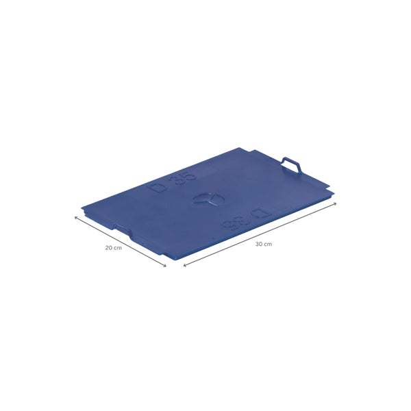 PROREGAL SparSet 5 x VDA KLT Kleinladungsträger Mit Verbundboden und Auflagedeckel HxBxT 14,7 x 20 x 30 cm 5,3 Liter KLT Transportbox