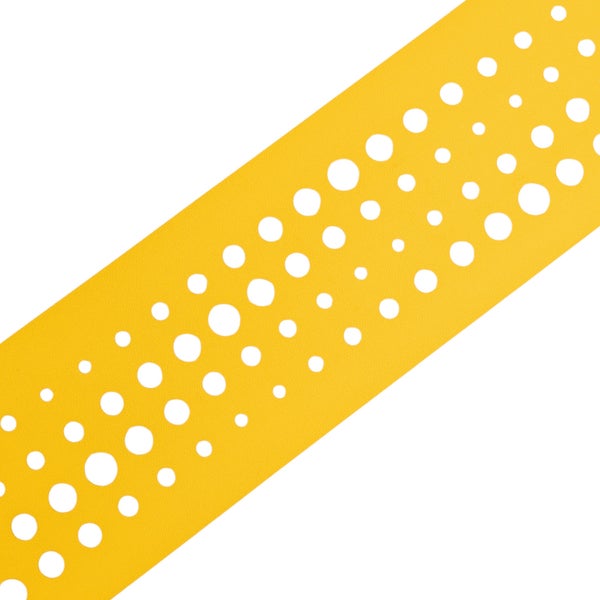 Gelber Streifen mit Punktmuster
