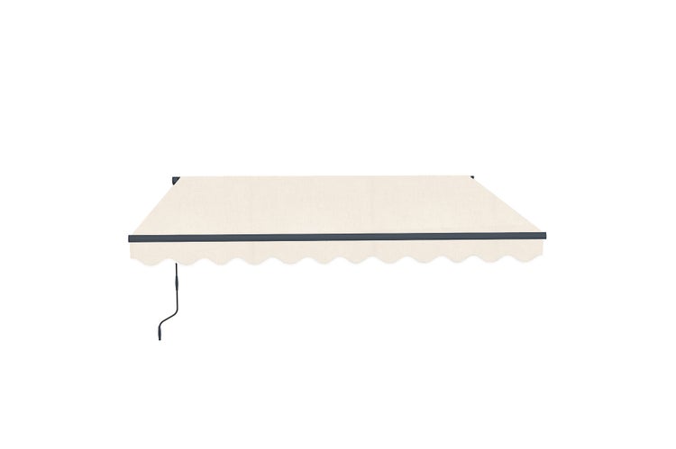 Beige einteilige Markise VECCHIO 3m x 2,5m - Premium-Canvas 320 g/m²