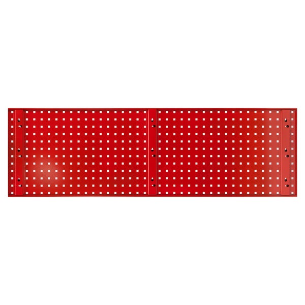 PROREGAL Lochplatte BxH 148,2 x 45,6 cm Verkehrsrot