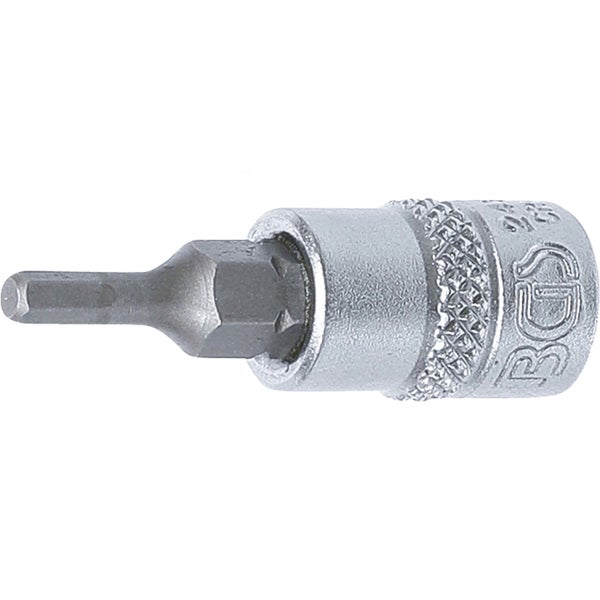 BGS Bit-Einsatz Antrieb Innenvierkant 6,3 mm (1/4) Innensechskant 3 mm - 2497