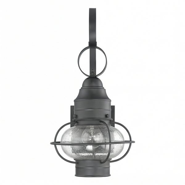 Wandleuchte mit Kugelglas für den Außenbereich