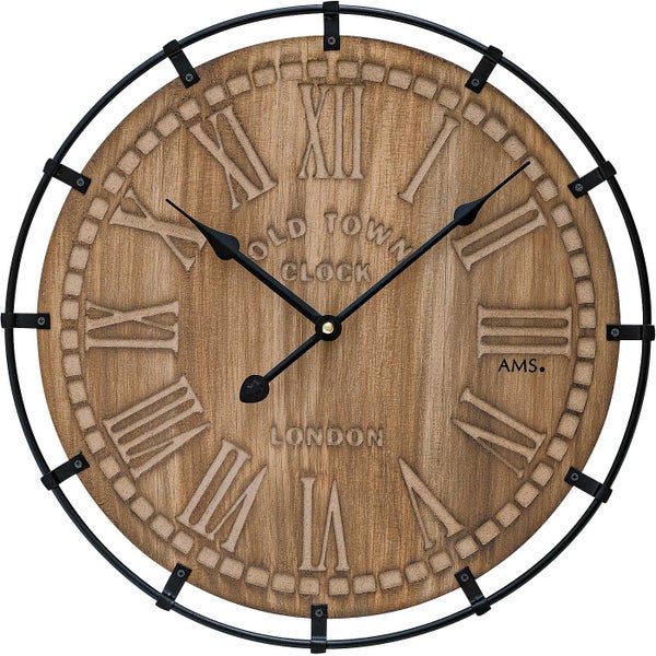 AMS 9616 Wanduhren klassisch Gehäusedurchmesser 40 cm