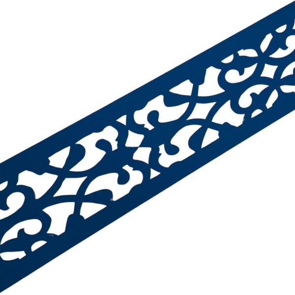 Dekoratives Gitterelement mit floralem Muster