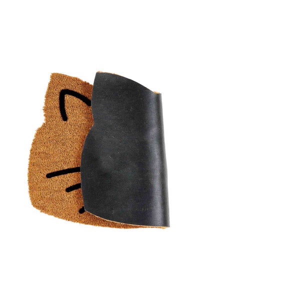 Fußmatte mit Katzenmotiv aus Kokosfaser
