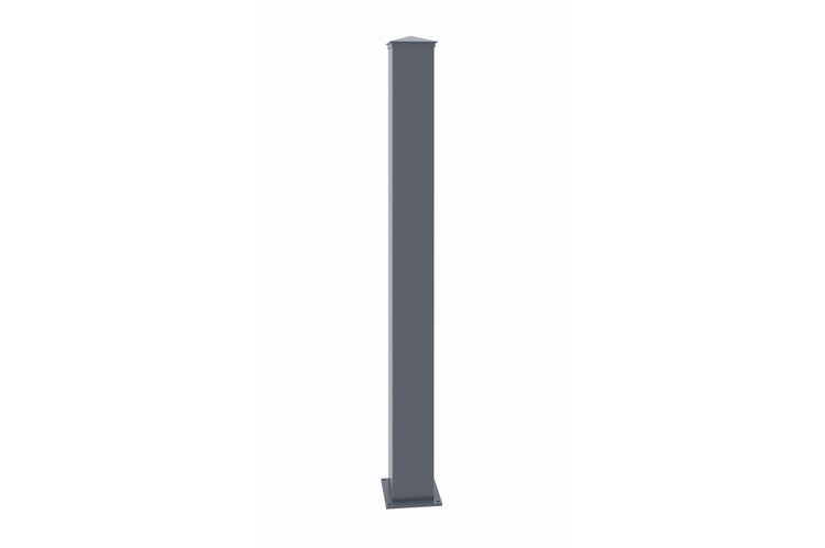 Set mit 2 EIFEL 15x15 Aluminiumpfosten H.166cm – Anthrazitgrau