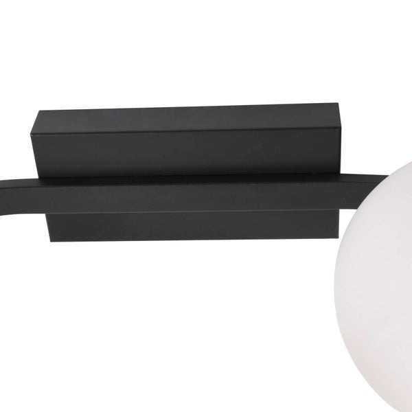 Lucande Deckenlampe Kulka (Modern) in Schwarz aus Metall (3 flammig, G9) - Deckenleuchte Lampe Wohnzimmerleuchte