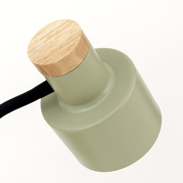 Tischleuchte mit Holzelement