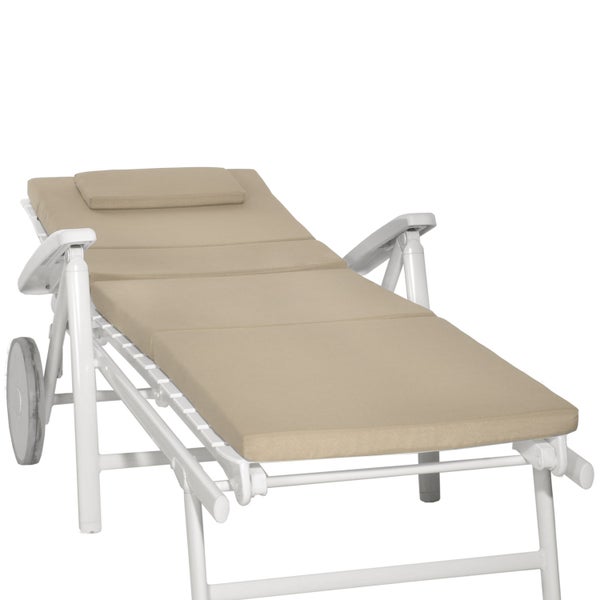Beautissu Loft RL Rollliegenauflage 200x60x5cm Natur