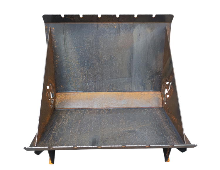 Feuerschale mit Grillfunktion aus  Corten