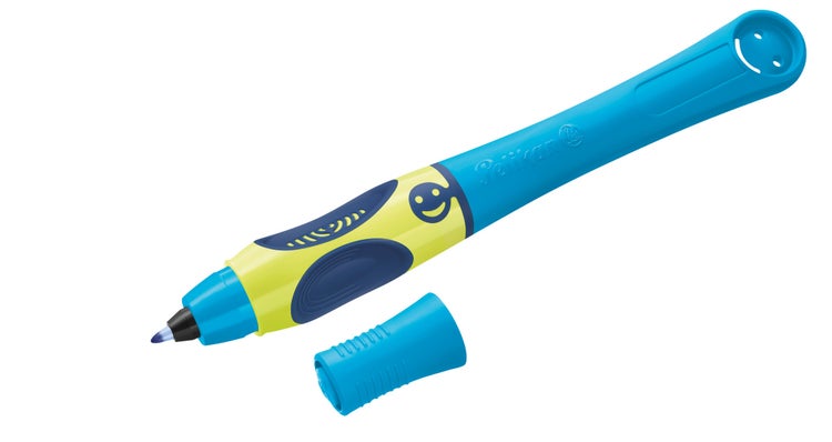 Pelikan Tintenschreiber griffix® für Rechtshänder, Neon Fresh Blue