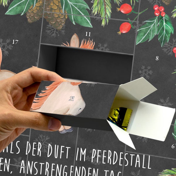 Mr. & Mrs. Panda Befüllbarer Adventskalender Pferd Springen - Schwarz