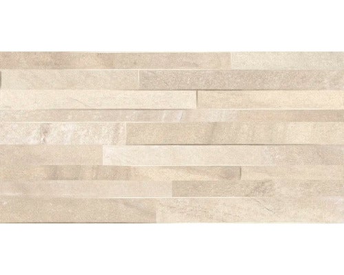 Feinsteinzeug Verblender Spaccone beige 31x62cm