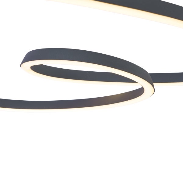 LED Deckenleuchte in geschwungenem Design