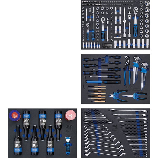 Zwei Stapel grauer Lagerboxen aus Kunststoff