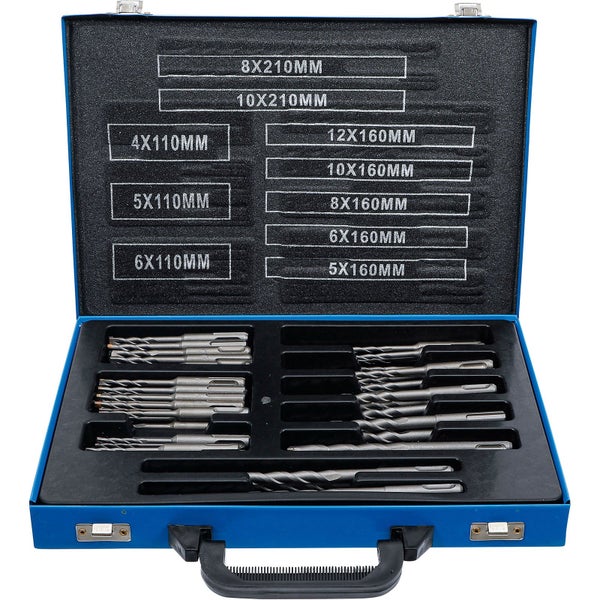 BGS Hammer-Bohrer-Satz SDS-Schaft Hartmetallspitze 4 - 12 mm 56tlg. - 7894