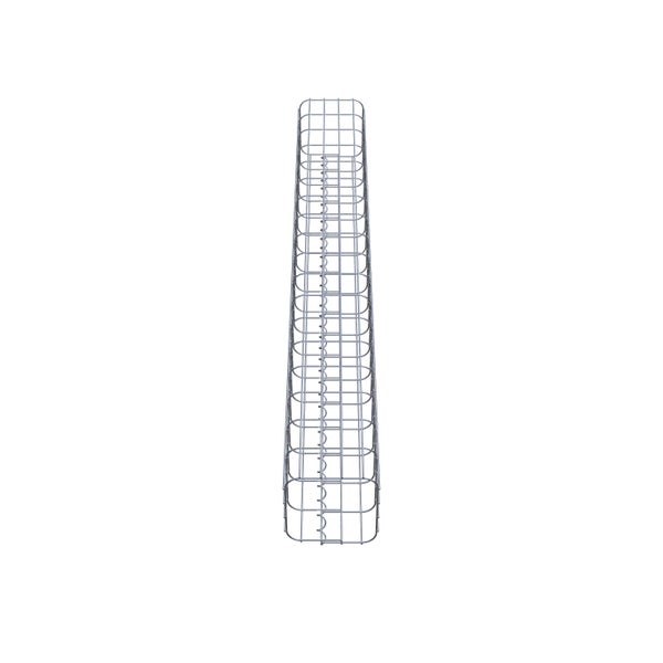 Gabionensäule 22 x 22 cm, MW 5 x 10 cm eckig - Höhe: 1,80 m
