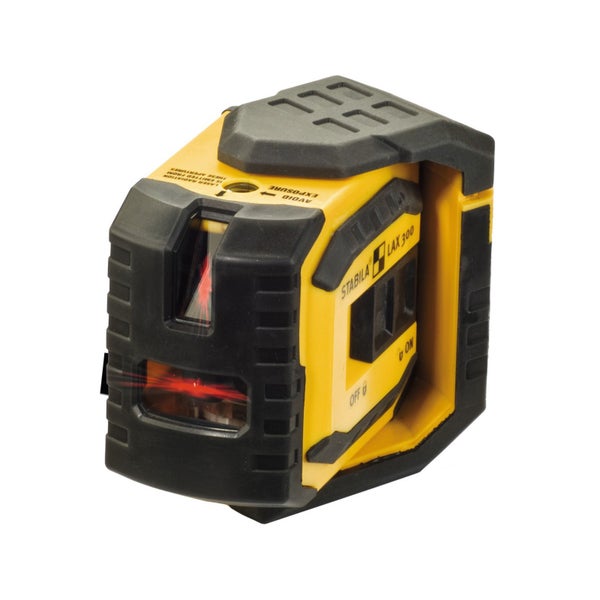 Stabila Kreuzlinienlaser LAX 300 mit Lotfunktion für Nivellierarbeiten.