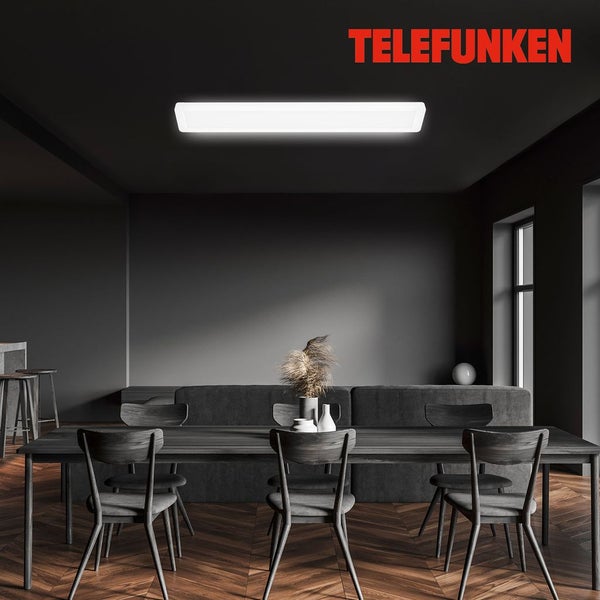 LED Deckenleuchte 35 W weiß Metall-Kunststoff 91,5 x 13 x 2,5 cm Telefunken