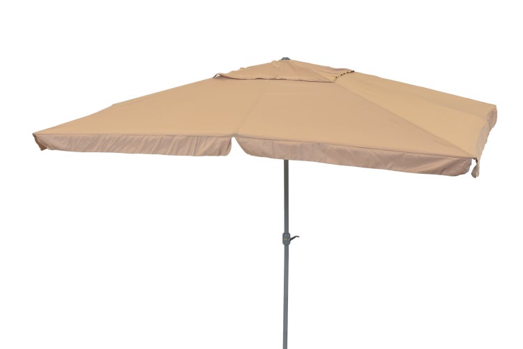 Marktschirm, rechteckig 300 x 400 cm, beige
