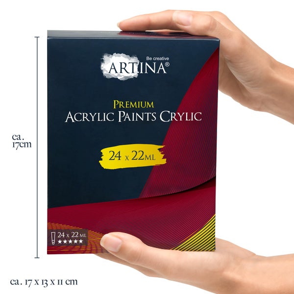 Artina Acrylfarbenset Crylic 24x22ml