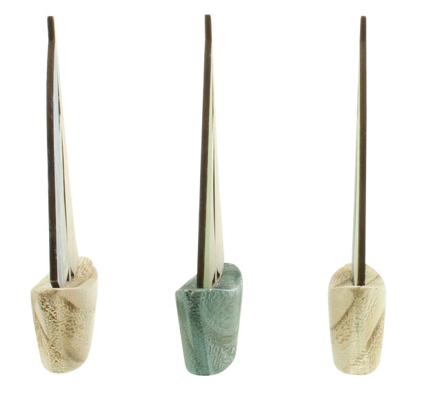 FRANK FLECHTWAREN | Segelboot Ahoi, 3er Set, HOLZ, 10 x 12 cm