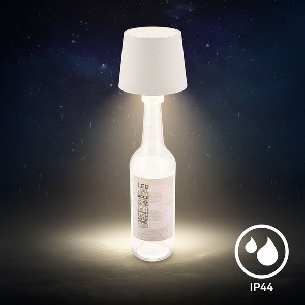 LED Flaschenlampe Flaschenlicht Tischlampe Dimmbar Touch Fernbedienung Kabellos