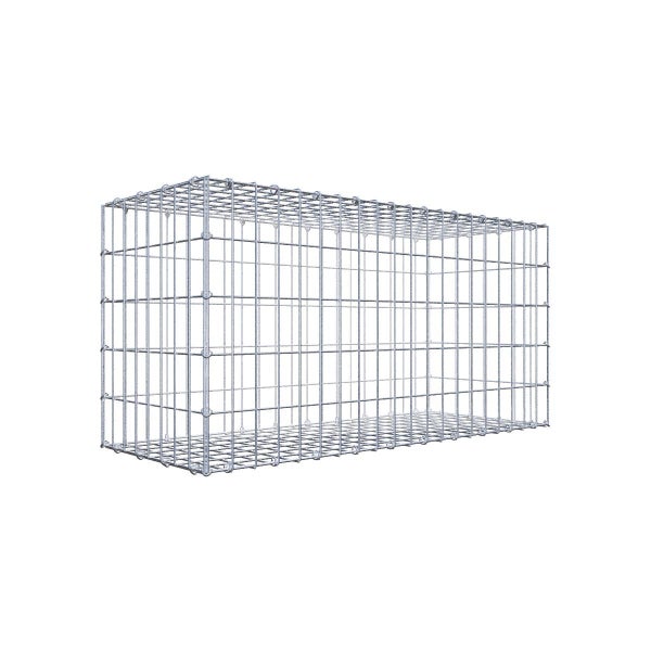Gabione 100 cm x 50 cm x 40 cm (L x H x T), Maschenweite 5 cm x 10 cm, C-Ring