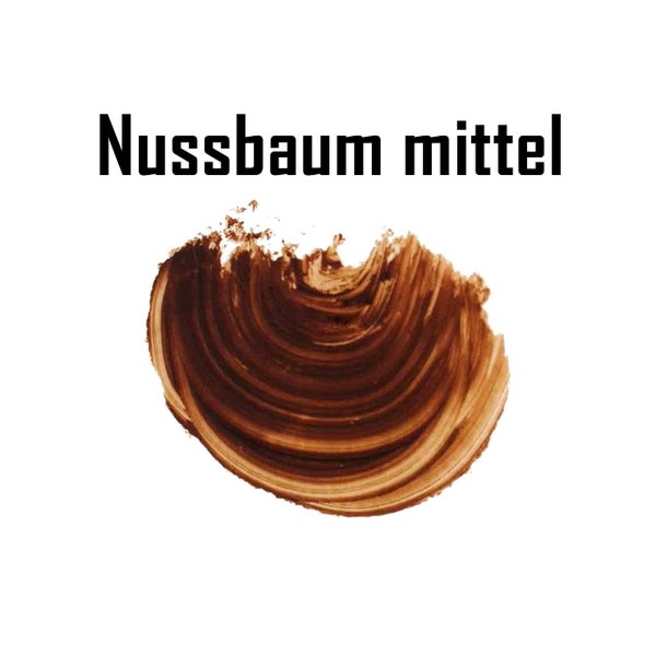Farbfleck Nussbaum mittel
