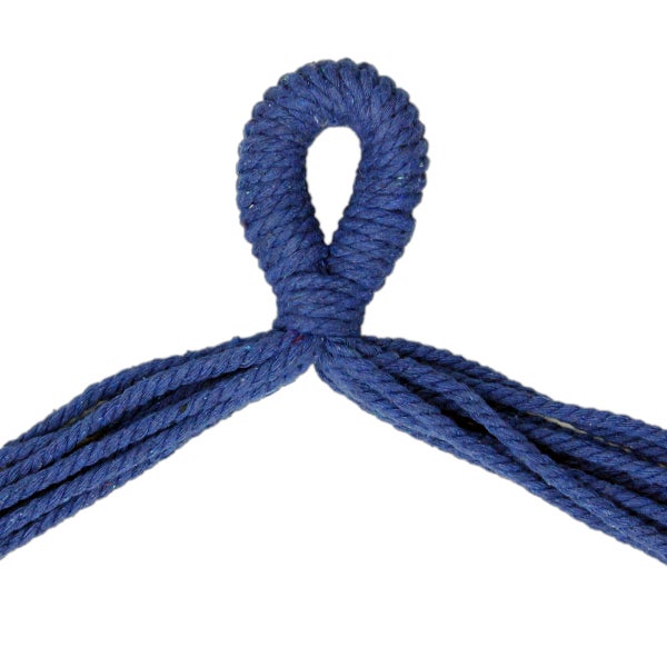 ECD Germany Hängesessel mit 2 Kissen - aus Baumwolle - Hartholz Querstab - Belastbar bis 120kg - Blau/Grün - Indoor/Outdoor - Hängestuhl Hängesitz Hängeschaukel Hängematte Hängekorb Schaukelstuhl Sitz