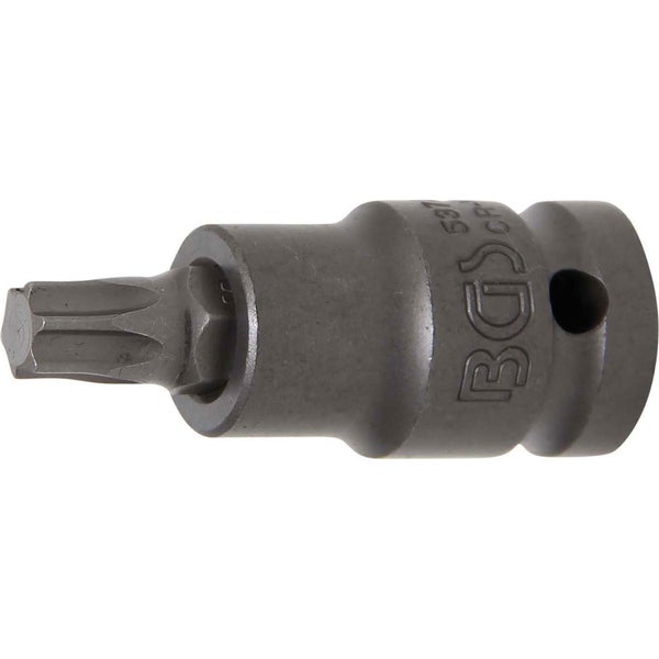 BGS Kraft-Bit-Einsatz Antrieb Innenvierkant 12,5 mm (1/2) T-Profil (für Torx) T50 - 5374