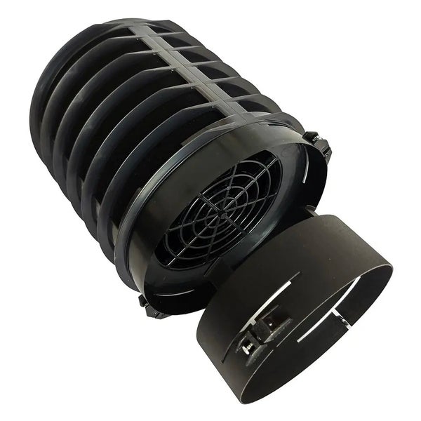 Schwarzer Insektenvernichter mit Ventilator