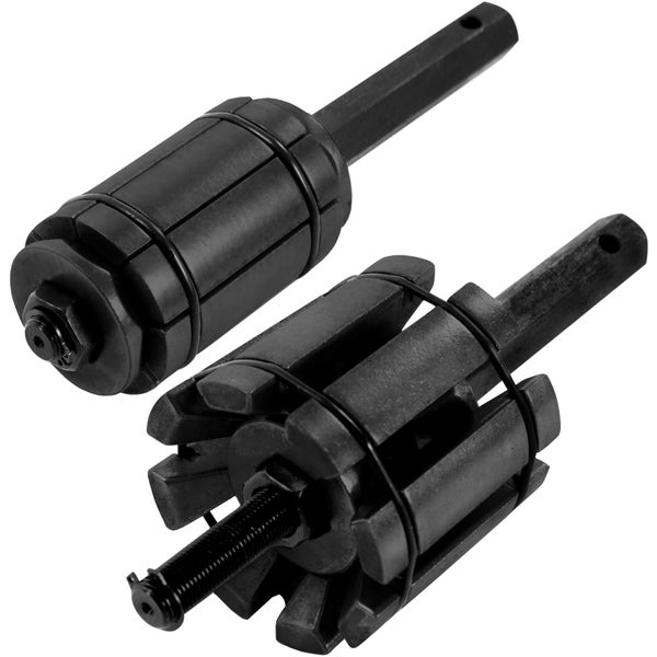 Auspuff-Rohraufweiter tectake  3 Rohraufweiter aus Stahl robuster Kunststoffkoffer