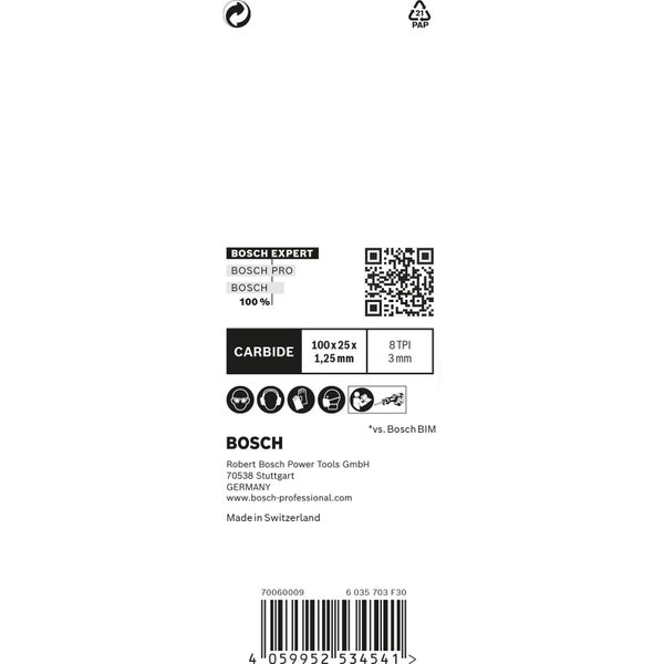 Bosch Expert Thick Tough Metal S 555 CHC Säbelsägeblatt - 2608900364