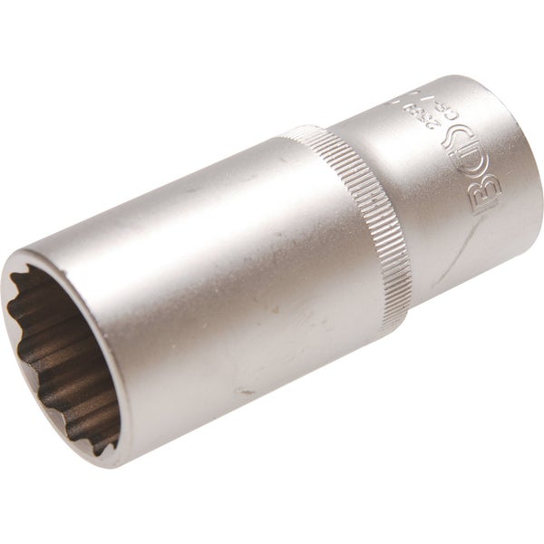 BGS Steckschlüssel-Einsatz für Diesel-Einspritzdüsen Antrieb Innenvierkant 12,5 mm (1/2) SW 27 mm - 2539