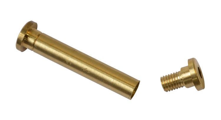 Ersatzteile Teakmöbel Ersatzschraube Messing Hülsenschraube 70-mm 3-teilig