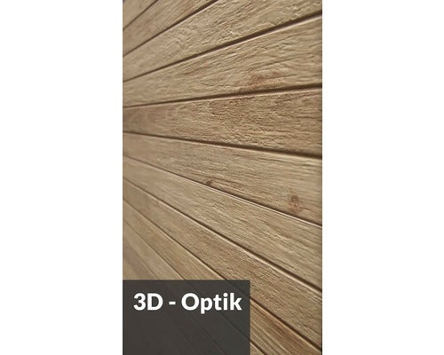 Holzpaneele mit 3D-Optik für Wandverkleidung