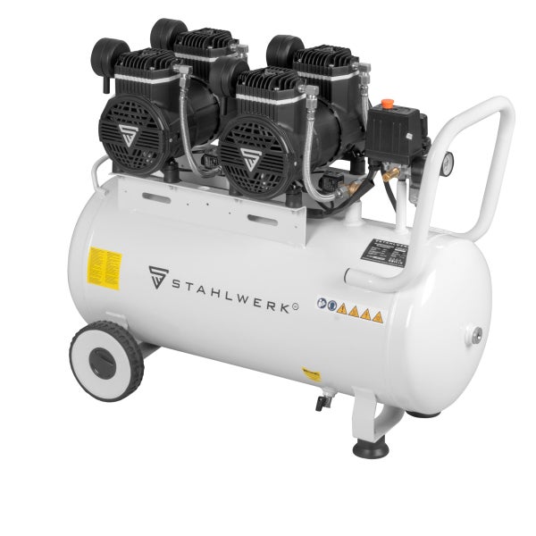 STAHLWERK Druckluft Kompressor ST 510 PRO, 10 Bar, 50 l Tank, 69 dB, Brushless