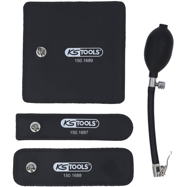 KS TOOLS Druckkissen-Satz mit Handpumpe 4tlg. - 150.1685