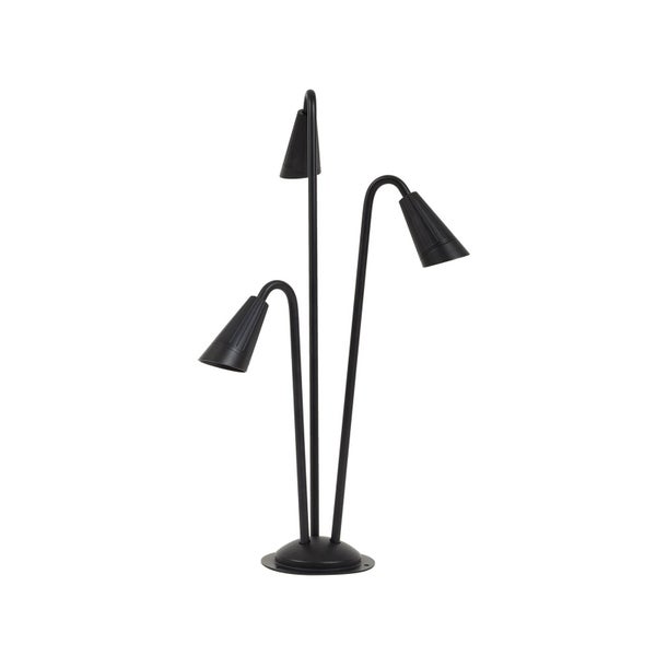 Lindby Außenleuchte Sorvete (Modern) in Schwarz aus Aluminium (3 flammig, GU10) - Wegeleuchte Pollerleuchte Wegelampe Sockelleuchte