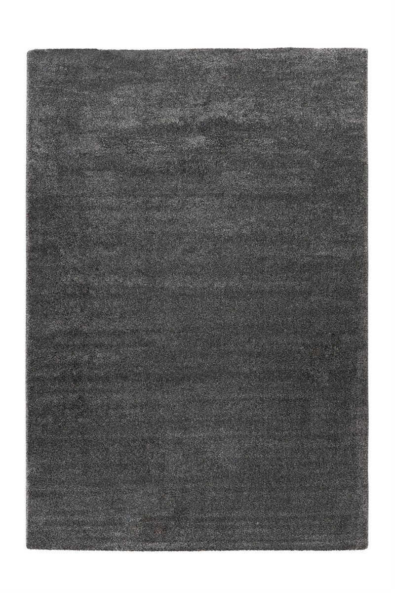 Kurzflor Teppich Heavenia Anthrazit 18 mm Uni, Klassisch 200 x 290 cm